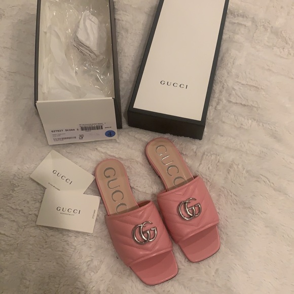 gucci slides quilted